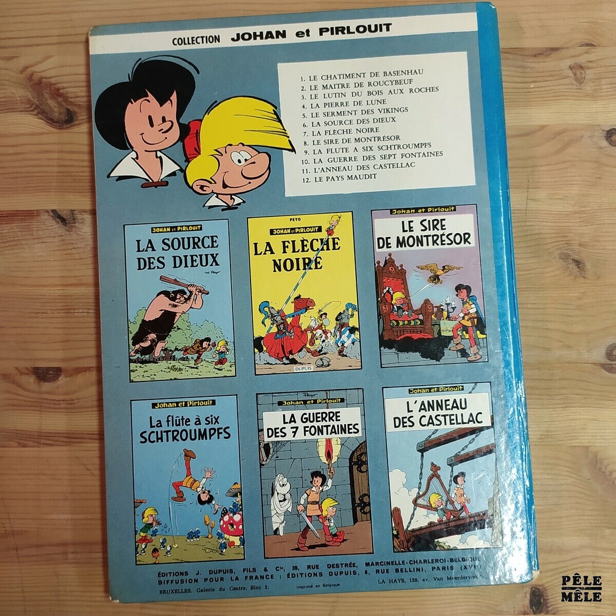 Peyo "Johan et Pirlouit n°10 : La Guerre des 7 Fontaines" (DUPUIS) – Image 2