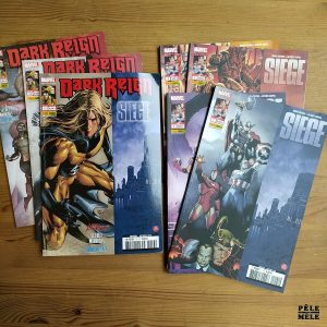Marvel "Siege" n°1 - 4 + Arc "Dark Reign" n°13 - 15 (PANINI COMICS) / 7 livres