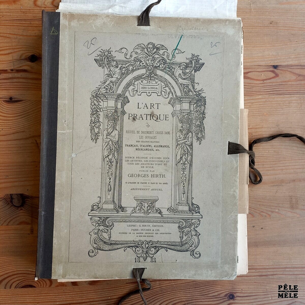 "L’Art Pratique, recueil de documents choisis dans les ouvrages des grands maîtres” — Publié par George Hirth / 1883
