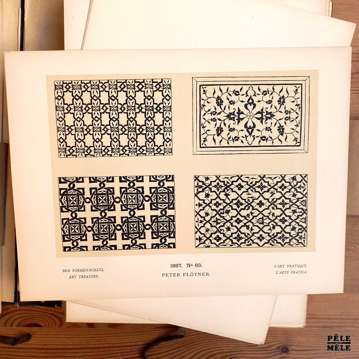 "L’Art Pratique, recueil de documents choisis dans les ouvrages des grands maîtres” — Publié par George Hirth / 1883 – Image 3