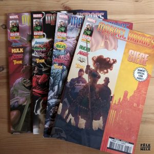 Marvel “Marvel Heroes” n°36, 37, 38 & 39 (PANINI COMICS) / 4 livres