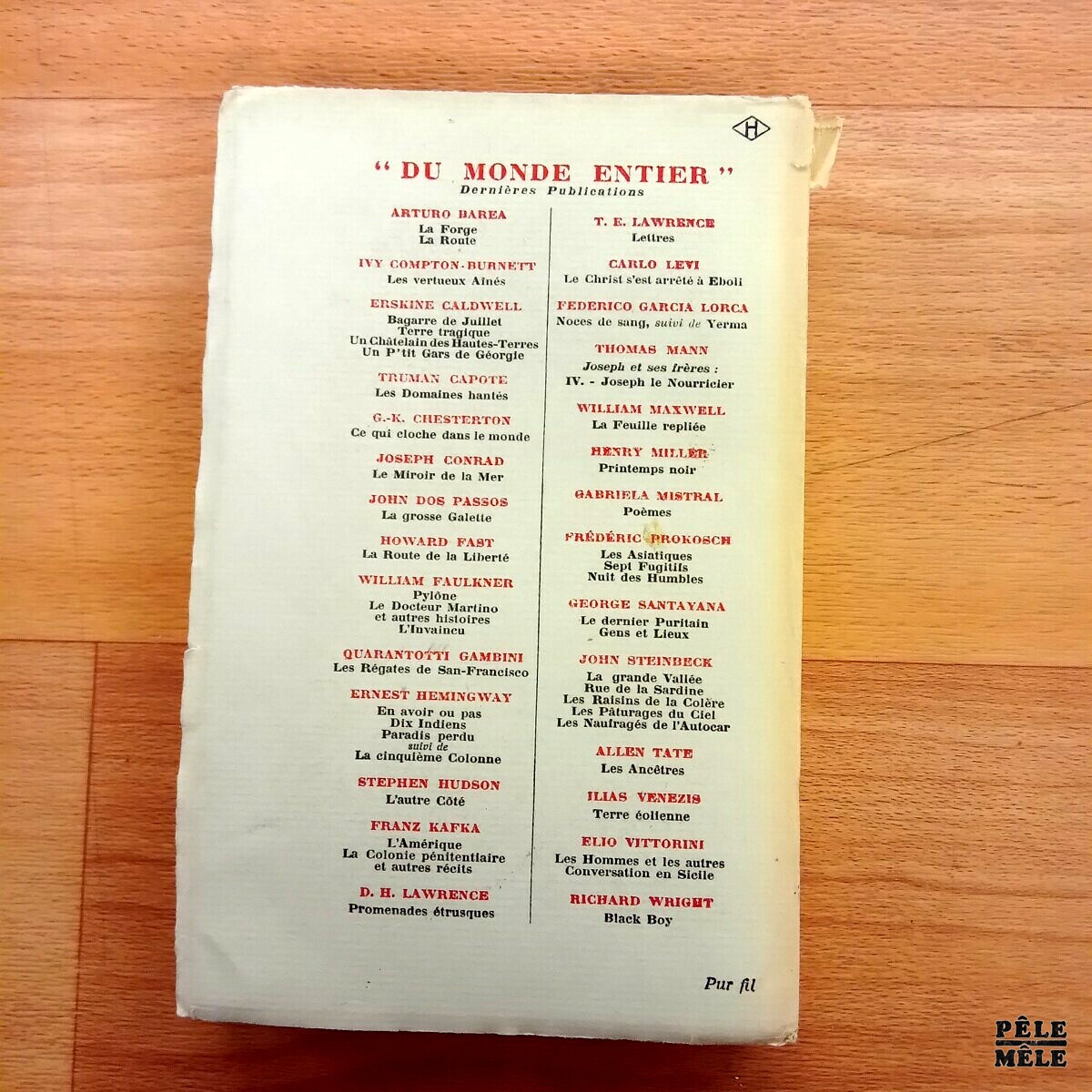 "L'autre côté" - Stephen Hudson / Nrf Gallimard du monde entier / Edition originale – Image 2