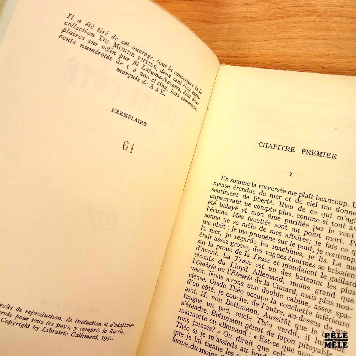 "L'autre côté" - Stephen Hudson / Nrf Gallimard du monde entier / Edition originale – Image 3