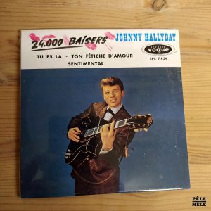 Johnny Hallyday “24000 Baisers / Tu es Là / Ton Fétiche d'Amour / Sentimental” (VOGUE) CD MINI REPLICA