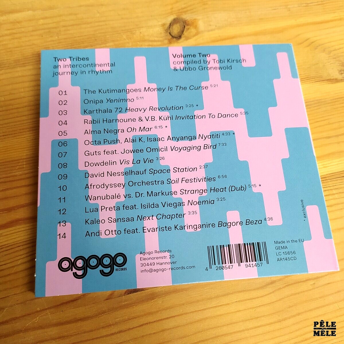 Compilation "Two Tribes, an Intercontinental Journey in Rhythm - compiled by Tobi Kirsch & Ubbo Gronewold" (AGOGO, 2021) – Image 2