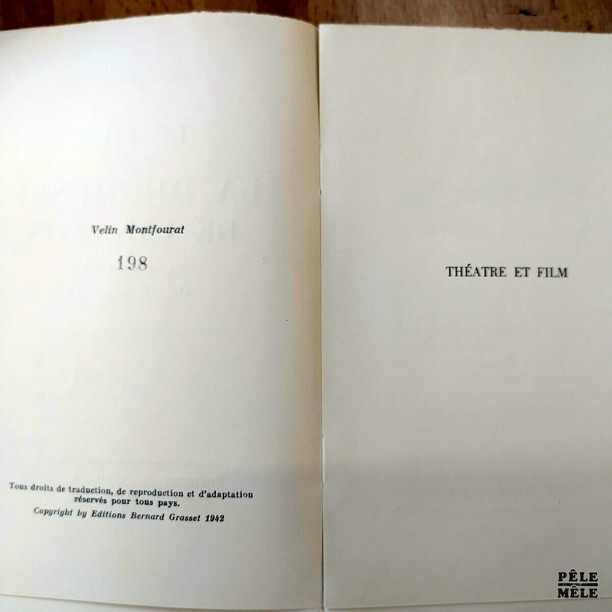 Jean giraudoux "Le Film de la Duchesse de Langeais, d'après la nouvelle de Balzac" (GRASSET, 1942) – Image 3