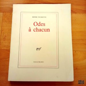 "Odes à chacun" - Henri Pichette / Avec envoi / 1961