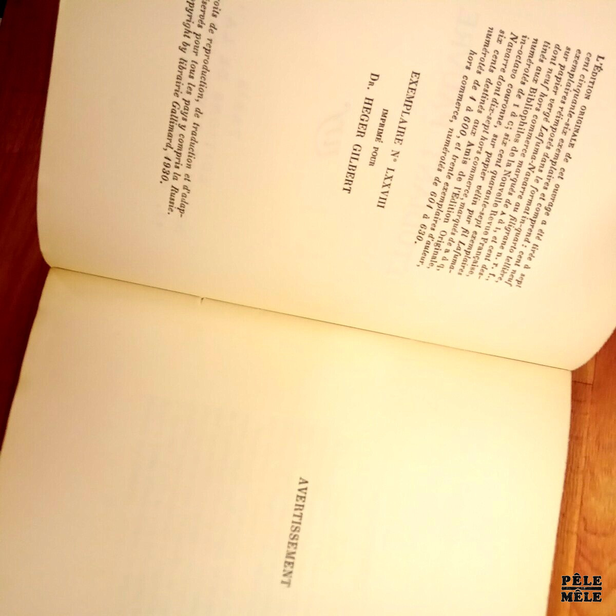 "Souvenirs d'un étudiant pauvre" - Jules Vallès / Edition NRF Gallimard 1930 – Image 3