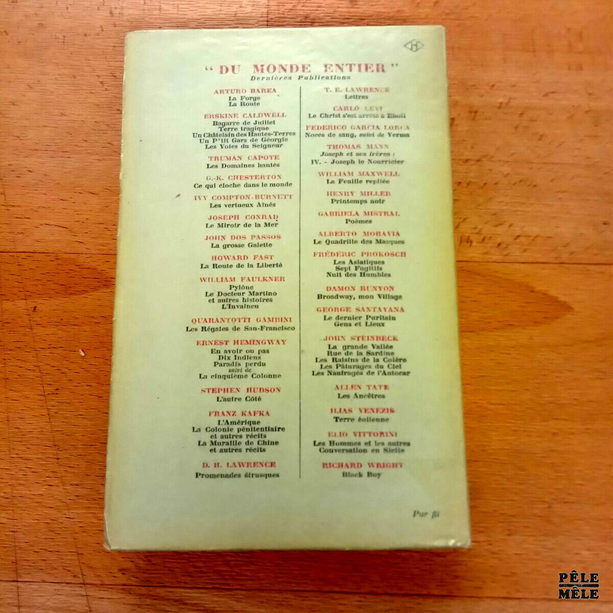 Broadway mon village - Damon Runyon / NRF du monde entier 1949 – Image 2