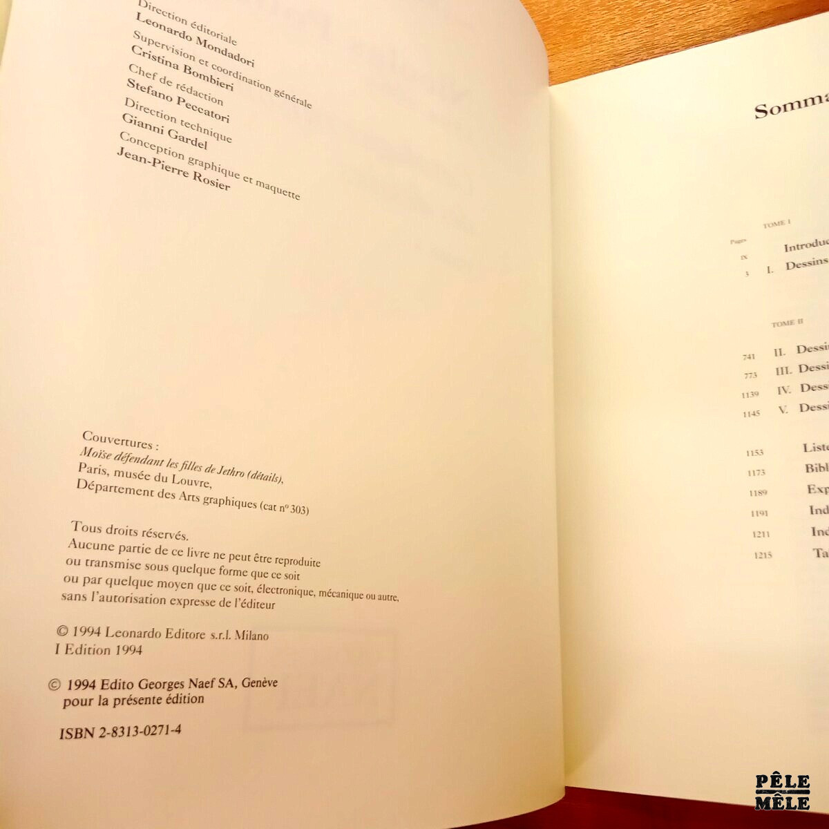 Catalogue raisonné des dessins / Nicolas Poussin 1594-1665 (En deux tomes)- Pierre Rosenberg / Louis Antoine Prat - chez Georges Naef – Image 2