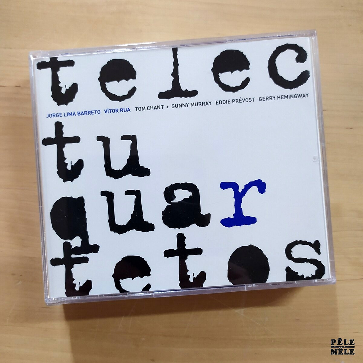 Telectu (Jorge Lima Barreto / Vitor Rua / Tom Chant / Sunny Murray / Eddie Prevost / Gerry Hemingway) "Quartetos" (CLEAN FEED, 2002) / 3 cds