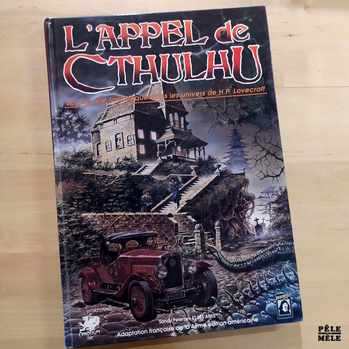 JEU DE RÔLE / RPG : Sandy Petersen "L'Appel de Cthulhu" (DESCARTES, 1990)