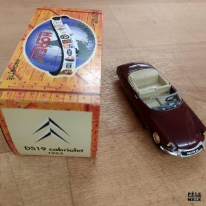 Collection Hachette "La Miniature Haute Fidélité" : Citroën DS19 Cabriolet 1963 (NOREV)