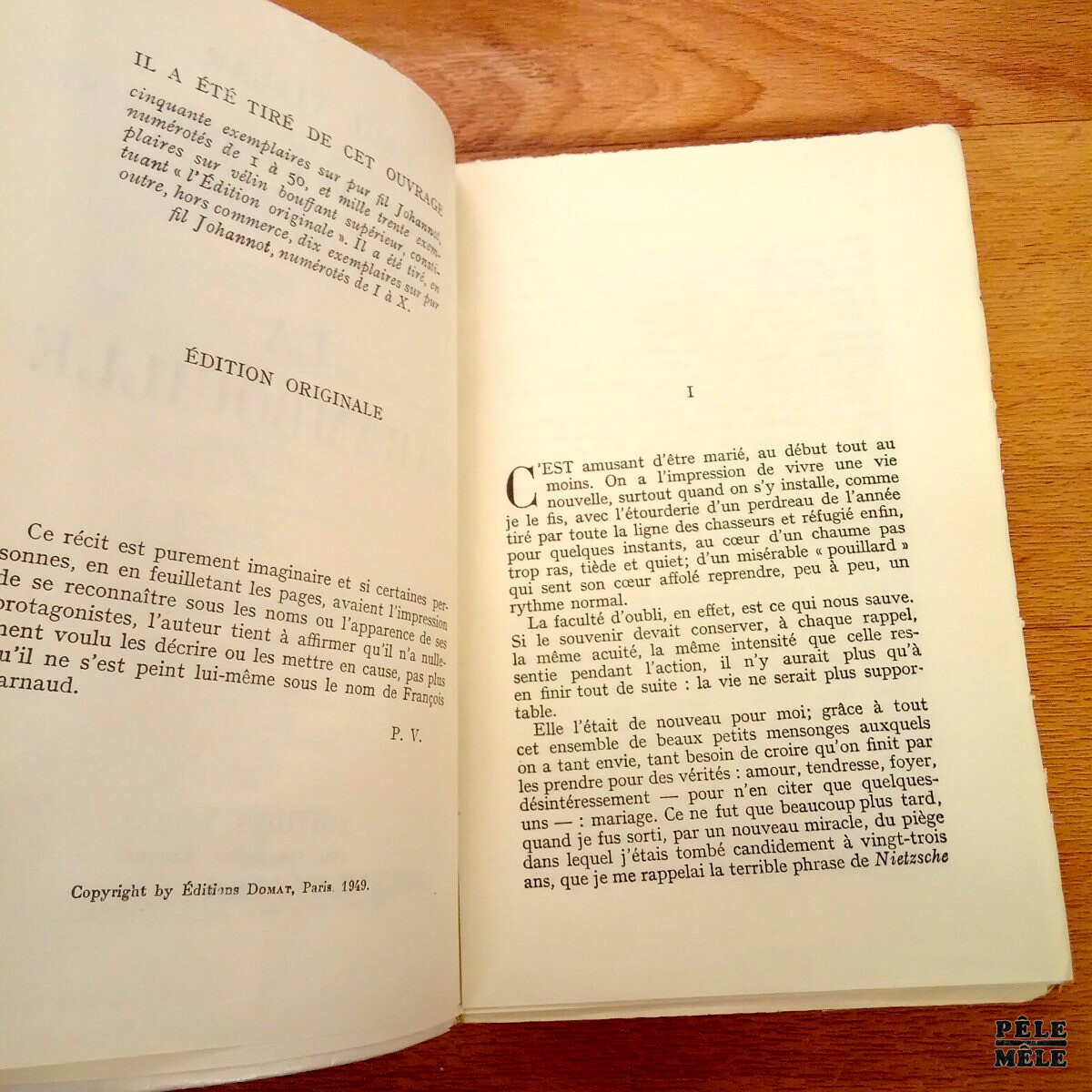 La carambouille - La mort est un commencement VI - Paul Vialar (Domat 1949) Edition originale avec signature de l'auteur – Image 3