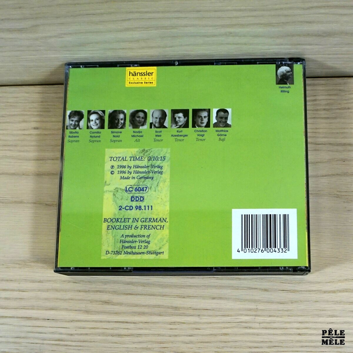 Franz Schubert, Helmuth Rilling, Matthias Goerne, Bachcollegium Stuttgart, Edison Denisov, Camilla Nylund, Sibylla Rubens, Simone Nold, Kurt Azesberger – Schubert: Lazarus, D 689 – Image 2