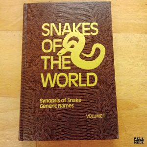 Snakes of the world Synopsis of Snake Generic Names - Williams Wallach / Volume 1(Krieger)