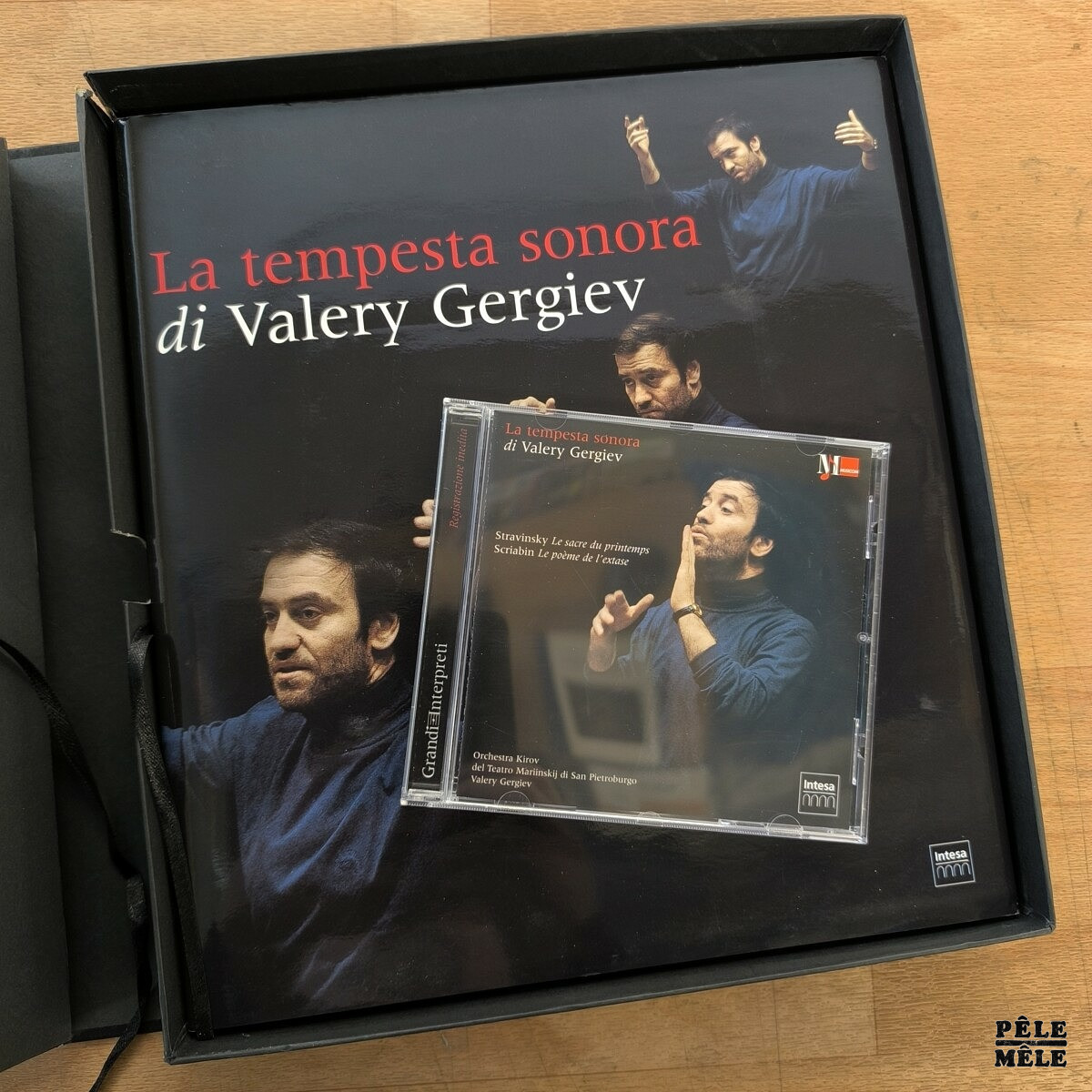 Coffret Valery Gergiev "La Tempesta Sonora : Le Sacre du Printemps de Igor Stravinski et Le Poème de l'Extase de Alexandre Scriabine" (MUSICOM / INTESA, 2000) + cd – Image 2
