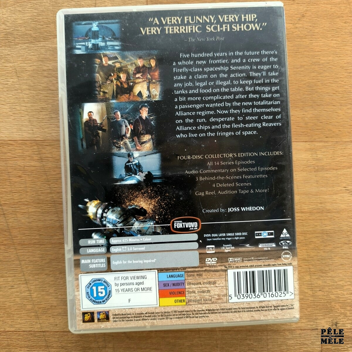 "Firefly, l'Intégrale des Séries" de Josh Whedon IN ENGLISH /4 dvds – Image 2