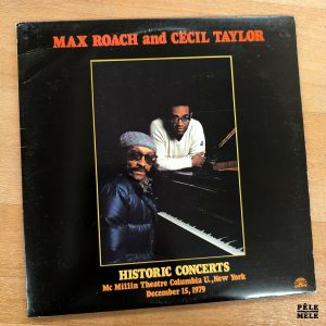 Max Roach and Cecil Taylor "Historic Concerts : McMillin Theatre Columbia U, New York, December 15, 1979" (SOUL NOTE, 1984) / 2 lps