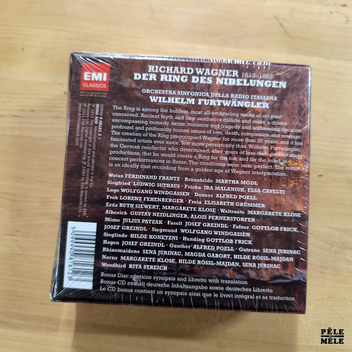 Wilhelm Furtwängler & Orchestra Sinfonica di Roma della Radio Italiana "Richard Wagner's Der Ring Des Nibelungen" (EMI) / 13 cds – Image 2