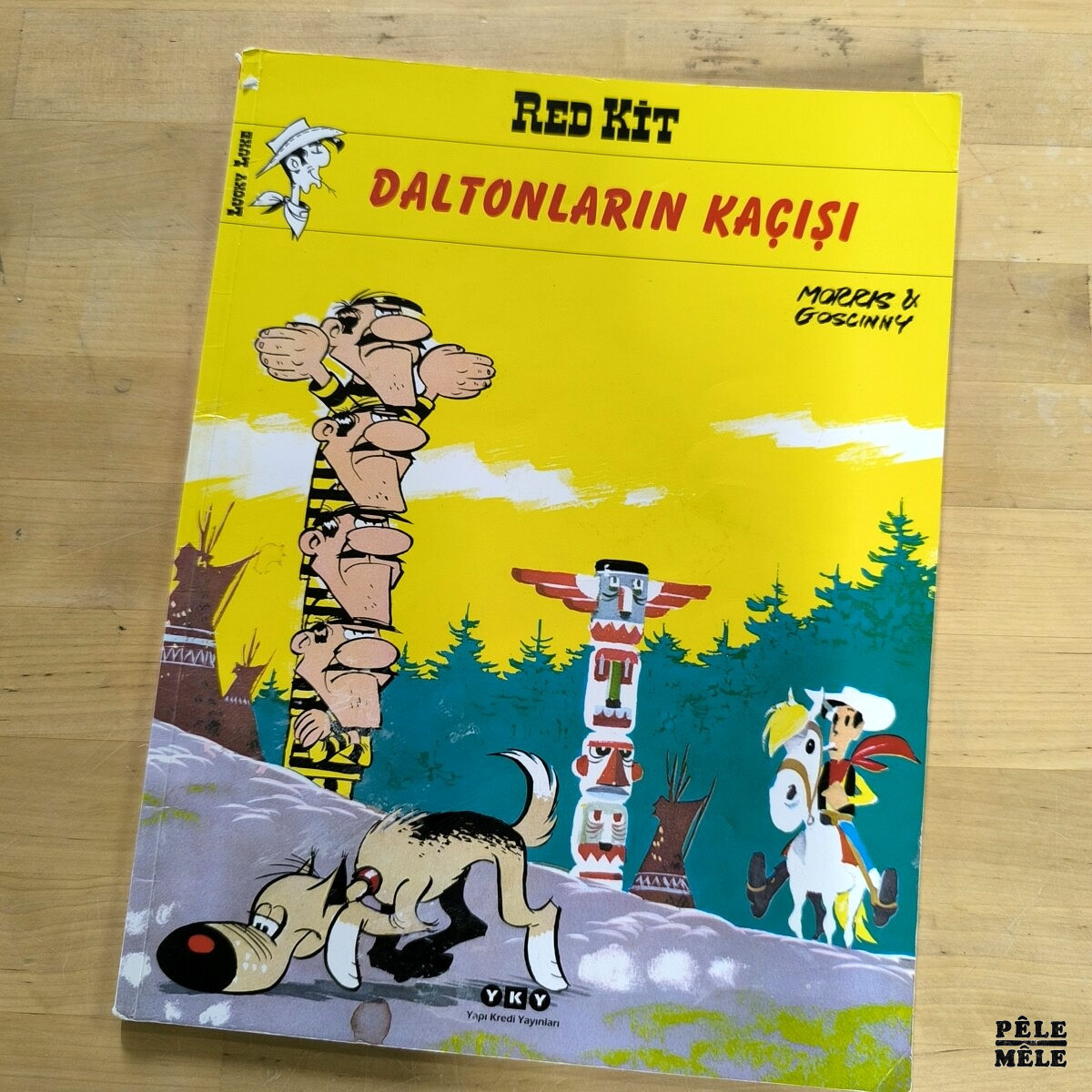 Morris & Goscinny "Lucky Luke : les Dalton courent toujours" / "Red Kit : Daltonlarin Kaçisi" (YKY) EN TURC - TÜRKÇE