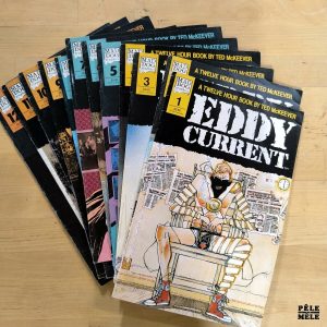 Pack Ted McKeever "Eddy Current, Issues #1 to #12" (MAD DOG GRAPHICS, 1988) / 12 livres IN ENGLISH