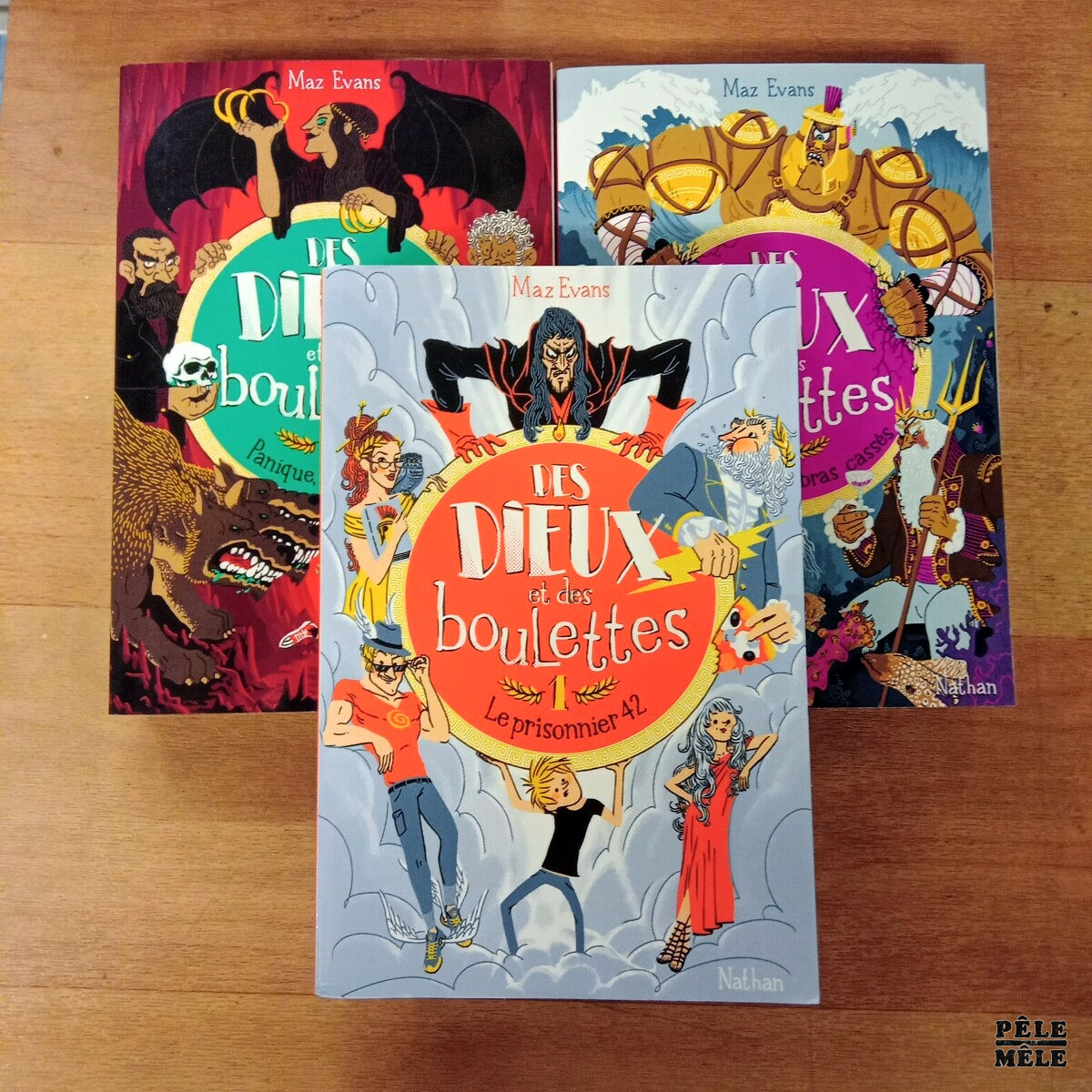 Série 3 volumes "Des dieux et des boulettes" - Maz Evans (Nathan)