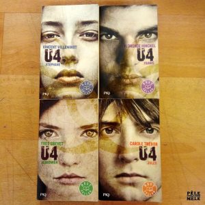 Série 4 volumes "U4: Yannis, Stéphane, Koridwen, Jules" - Vincent Villeminot, Yves Grevet, Carole Trébor, Florence Hinckel (PKJ.)