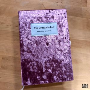 "The Gratitude List : Worry Less, Live More" - NOTEBOOK IN ENGLISH