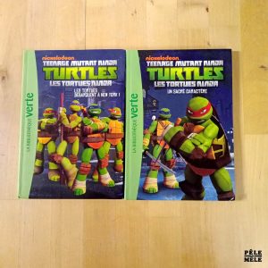 Série 2 volumes "Les tortues Ninja, tomes 1 et 2" - Fabrice Ravier (Hachette)