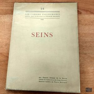 Seins - 15 Les cahiers d'aujourd'hui pub. sous la dir. de George Besson 1924