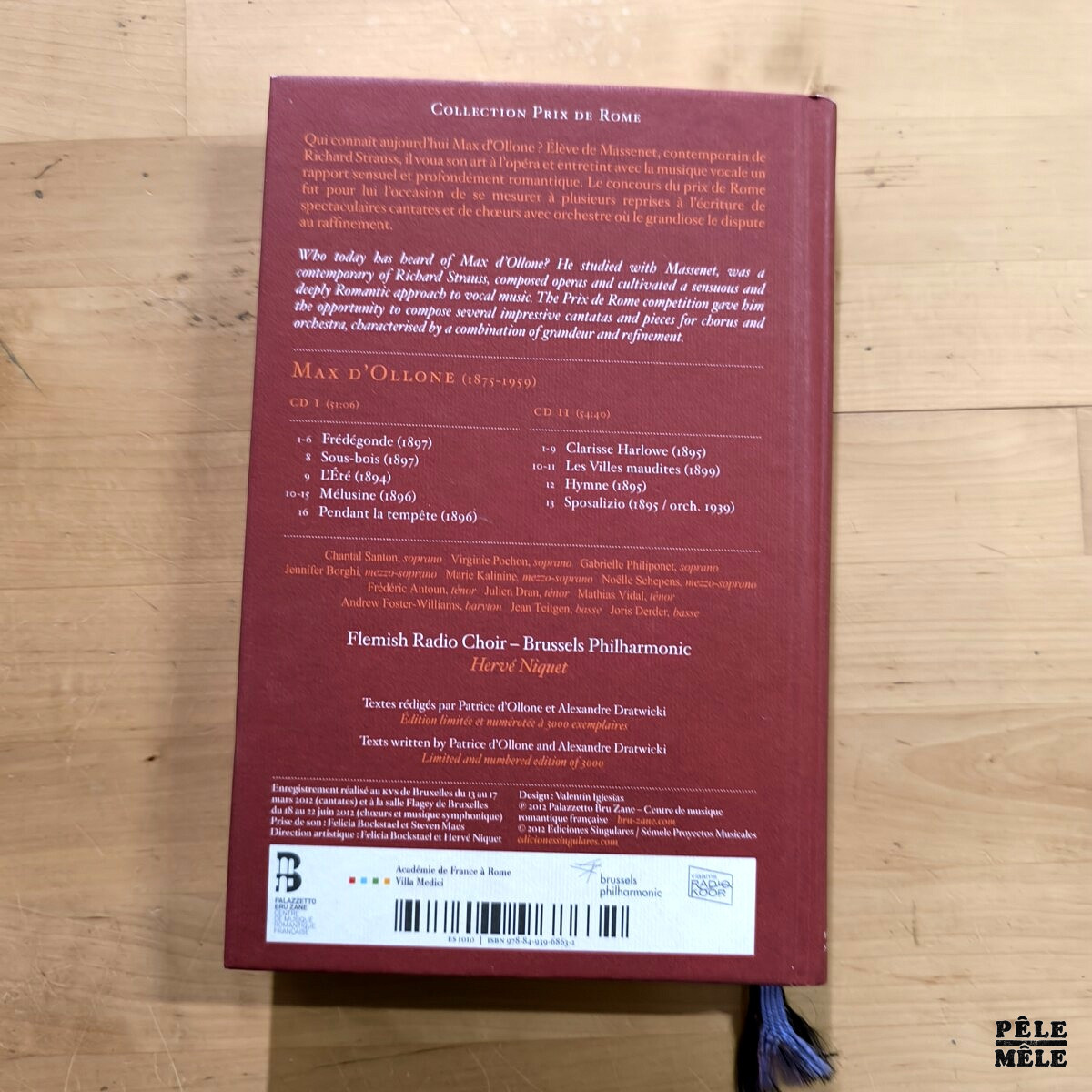 Véronique Gens / Karine Deshayes / Edgaras Montvidas / Nicolas Courjal & Flemish Radio Choir / Hervé Niquet's Brussels Philharmonic Choir "Félicien David : Herculanum" (PALAZZETTO BRU ZANE, 2015) / 2 cds – Image 2