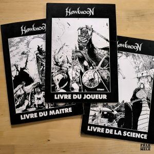 JEU DE RÔLE / RPG : Pack "Hawkmoon" - Livre du Maître, Livre du Joueur, Livre de la Science (ORIFLAM, 1986) / 3 livres