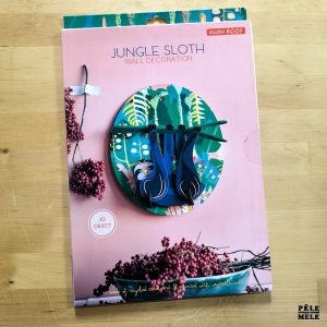 "Décoration Murale Chambre Enfant : Paresseux de la Jungle" (STUDIO ROOF)